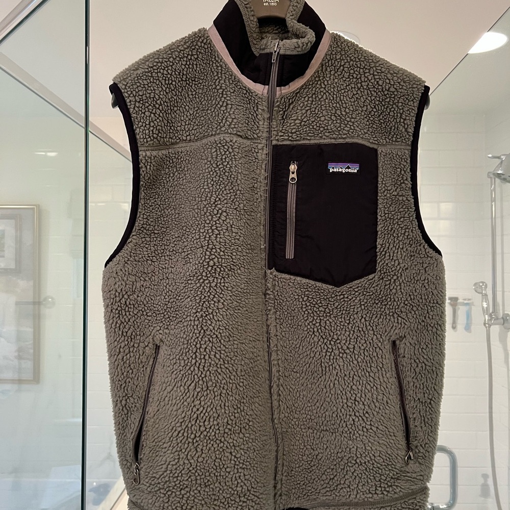 Patagonia Gray Fleece Vest